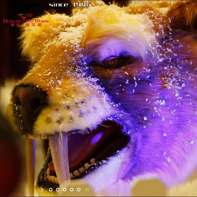 2023 Animal Theme Park Realistic Artificial Animal Model and Zoo Life Size Animatronic Animals