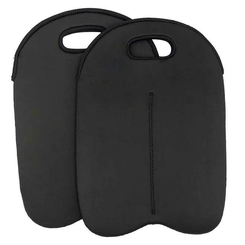 Wholesale High Quality Insulation Bags Eco Friendly Wine Sleeve Reusable Neoprene Wine Bottle Carrier Cooler Bag