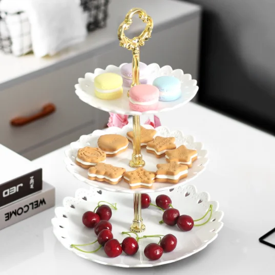 Creative Fruit Bowl Wedding Multi-layer Cake Rack Dessert Rack