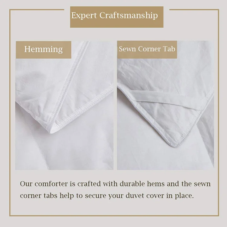 Китайский производитель, роскошное высококачественное толстое одеяло из гусиного пуха с наполнителем пять звезд, одеяло для отеля