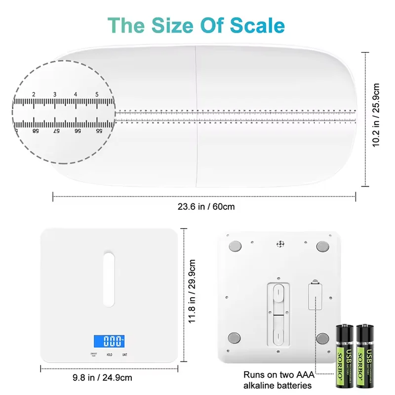 OEM Baby scale digital separated design pediatric scale digital electronic 100kg baby scale price