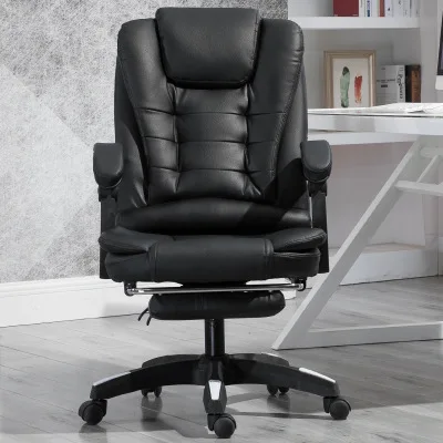 
Ergonomic PU Leather Office Chair Revolving Boss Chair With massage function 