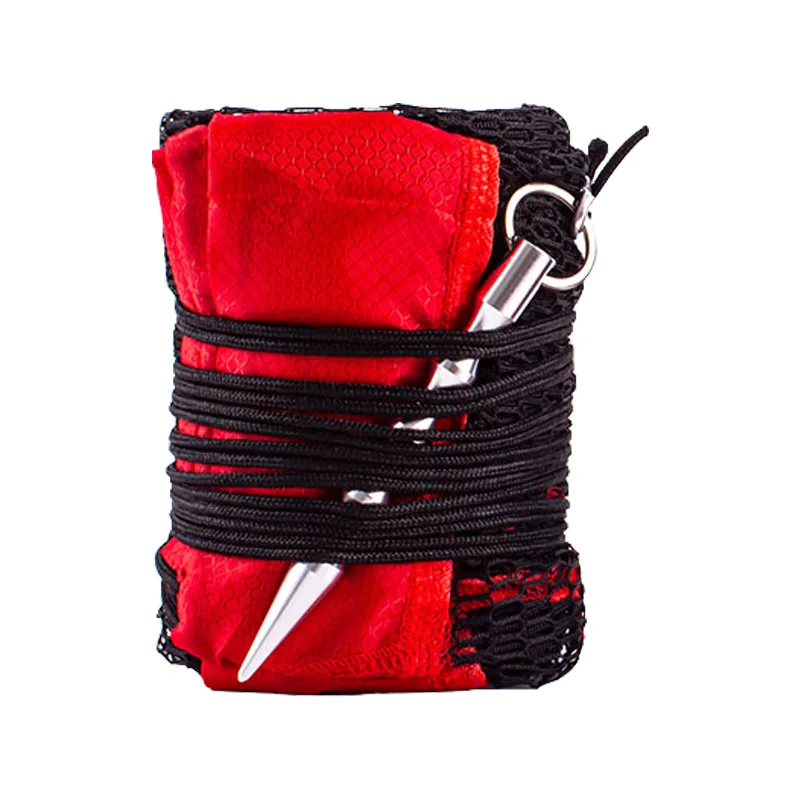 Fishing Bag Nylon Fishes Storage Shrimps Basket Mesh Fins Snorkel Gear Net Fish Collection Bag Folding fish net