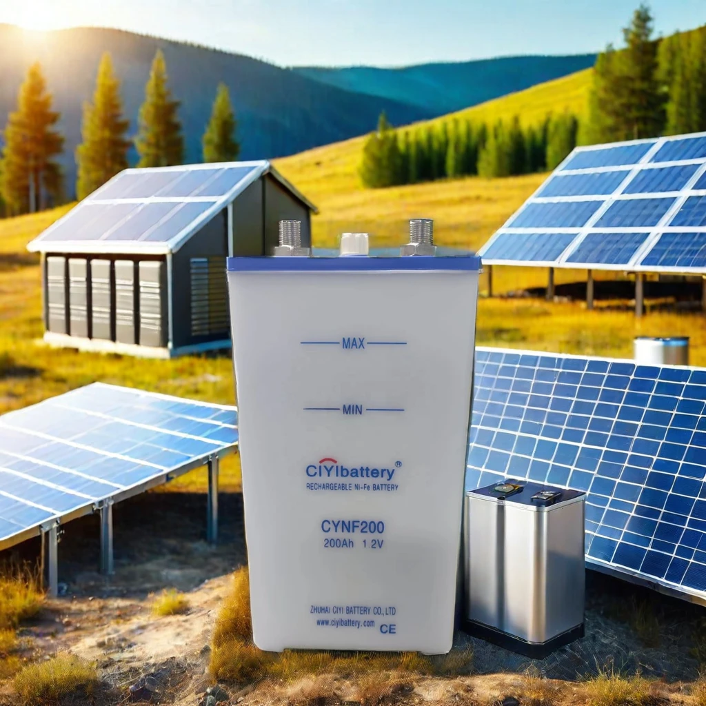 ciyibattery rechargeable CYNF200 1.2V 200Ah TN200  factory battery nickel iron battery NI-FE battery 10A to 1200Ah