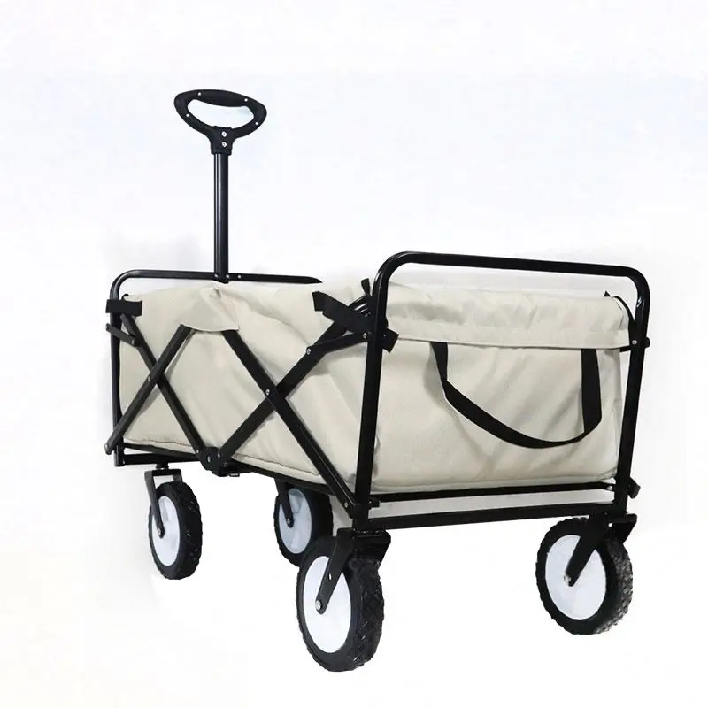 Outdoor Cheap Removable Wheels Park Utility Kids Camping Collapsible Folding Wagon