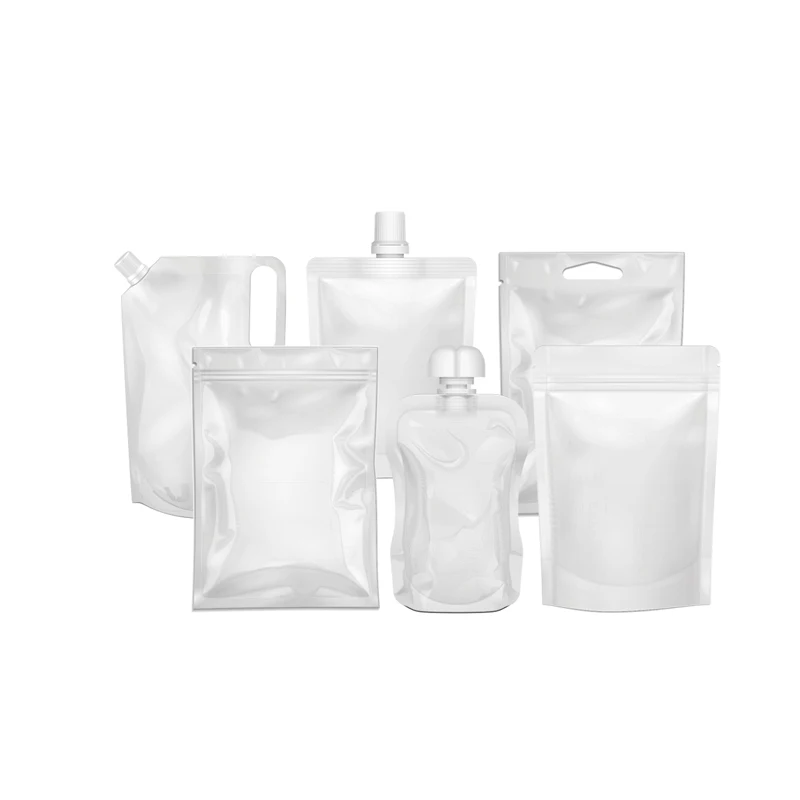 4L 1Gallon Food Grade Aluminum Bags Wine Spout Pouring Upright Standing Coconut Milk Pouch