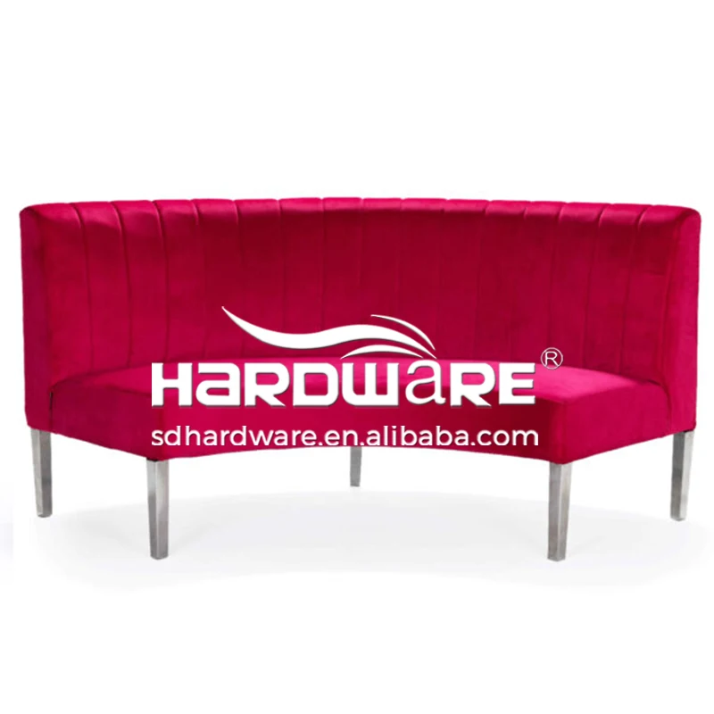 Hot Pink Velvet Couple Wedding Banquettes Relaxing Sofa Chair Events