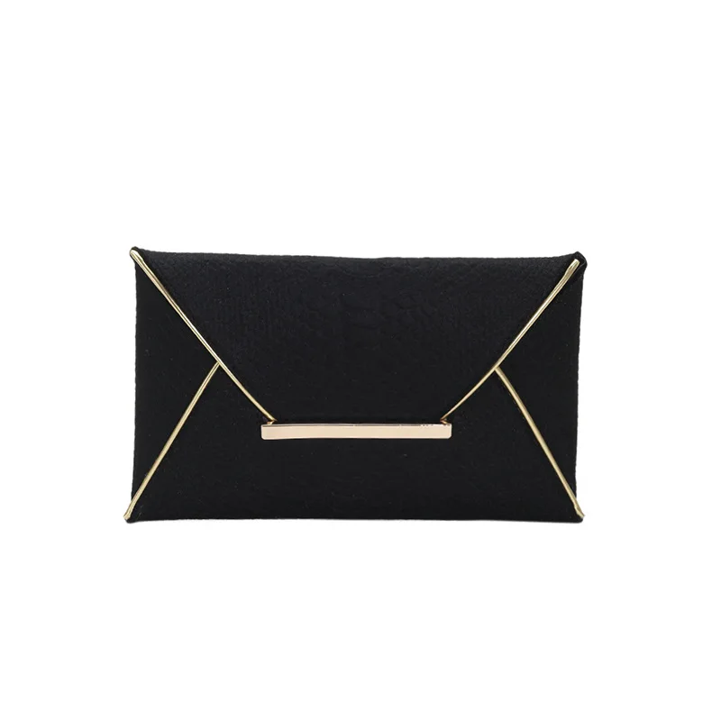 2024 Spring Fashion Women Envelope Evening Dinner Cluth Multi-color Elegant Flap Crocodile Pattern Felt Party Purse