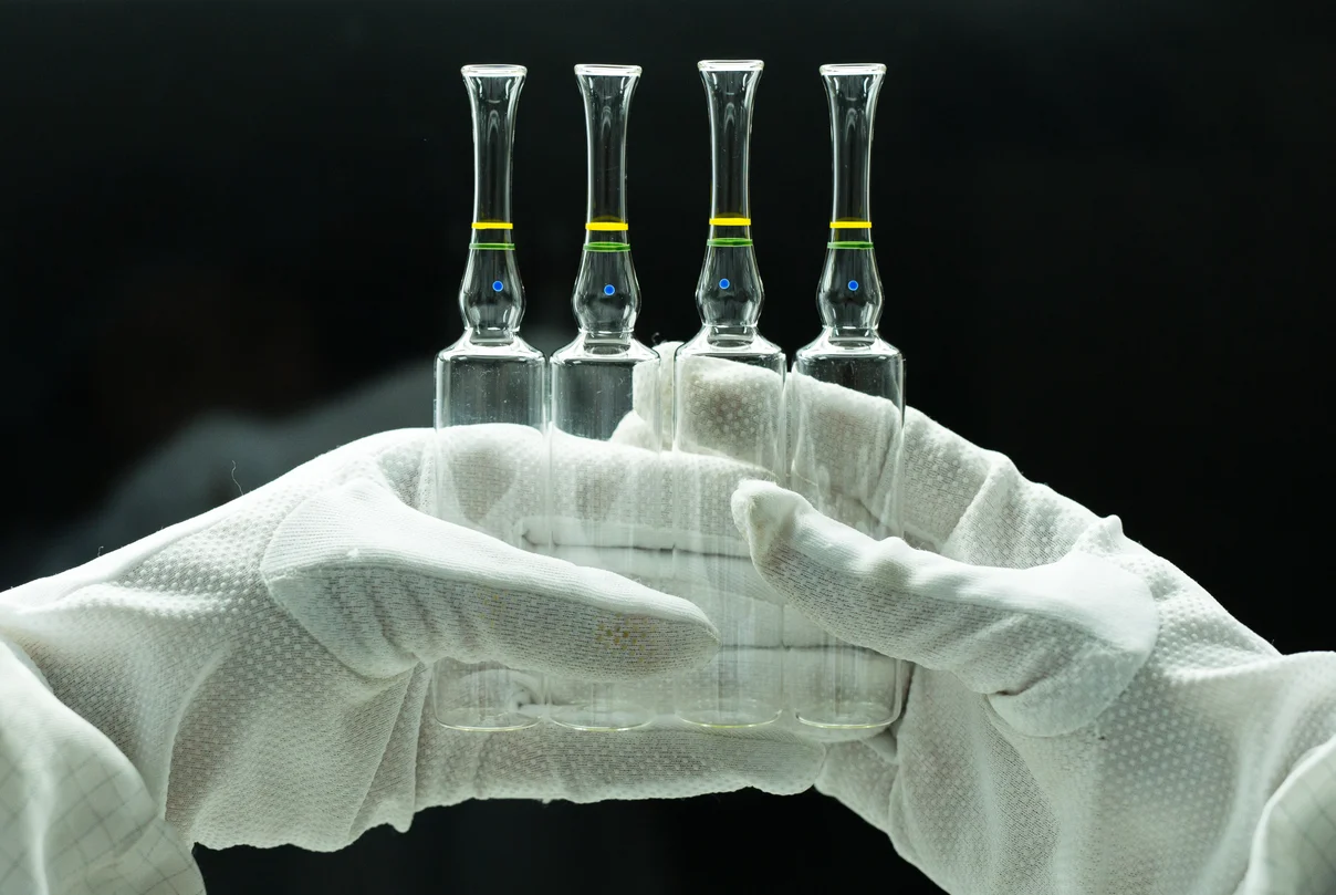 Customized type B C D/double-tip/special shape empty glass ampoule with OPC/CBR for injection/oral liquid/skin care