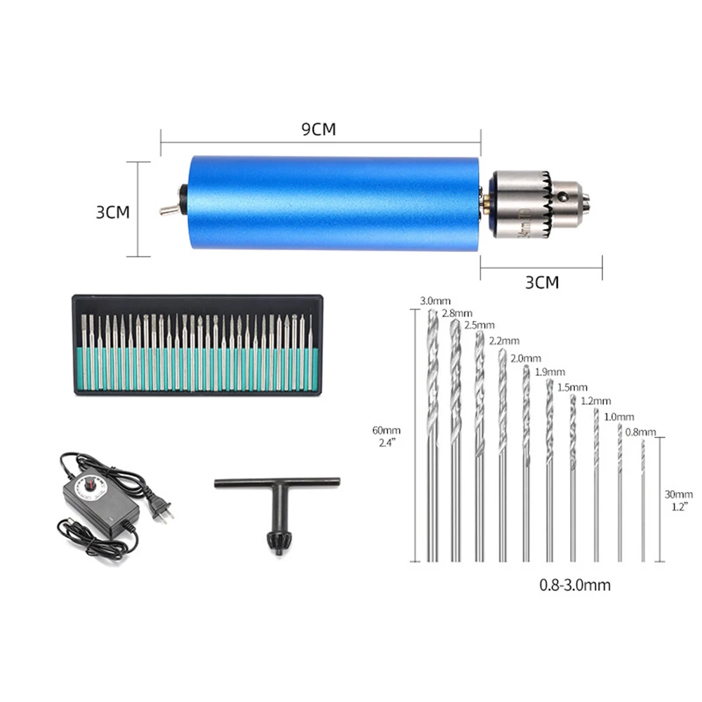 INNO New Model Mini Drill Grinder Die Grinder 12V Power Rotary Tool For Sanding, Polishing