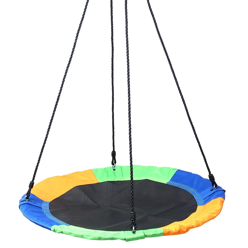 Outdoor Swing Toys For Children Indoor Swing Rope Seat Molded For Kids Adults 100CM Flying Tree Swing Set