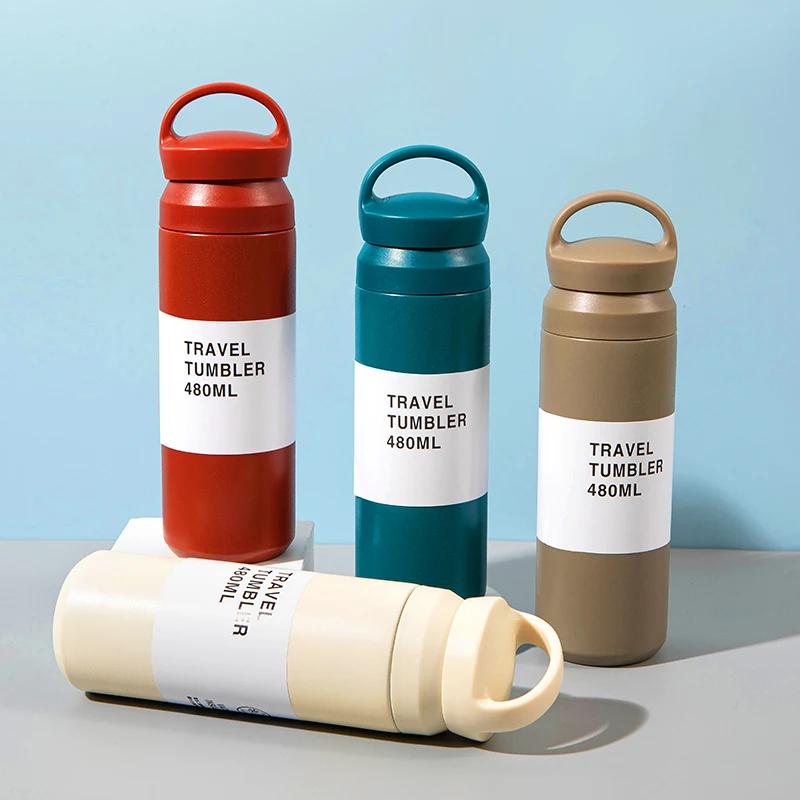 Mikenda Thailand market Popular double wall stainless steel water bottle drinking custom high quality water bottle with handle