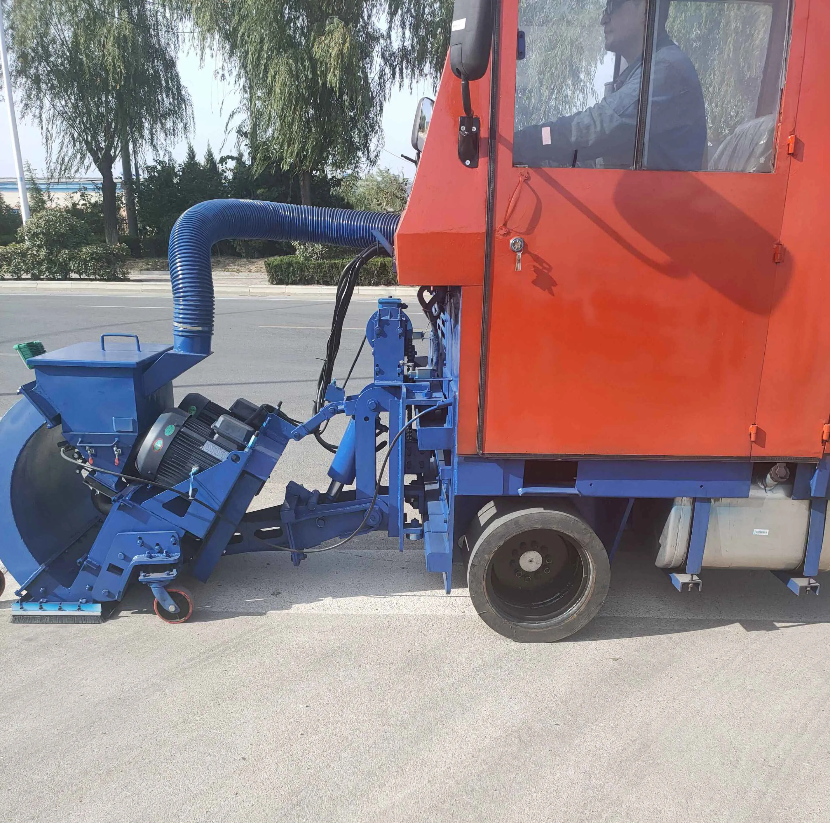 Driving Horizontal Steel Plate Rust Removing Anticorrosion Shot Blast Machine
