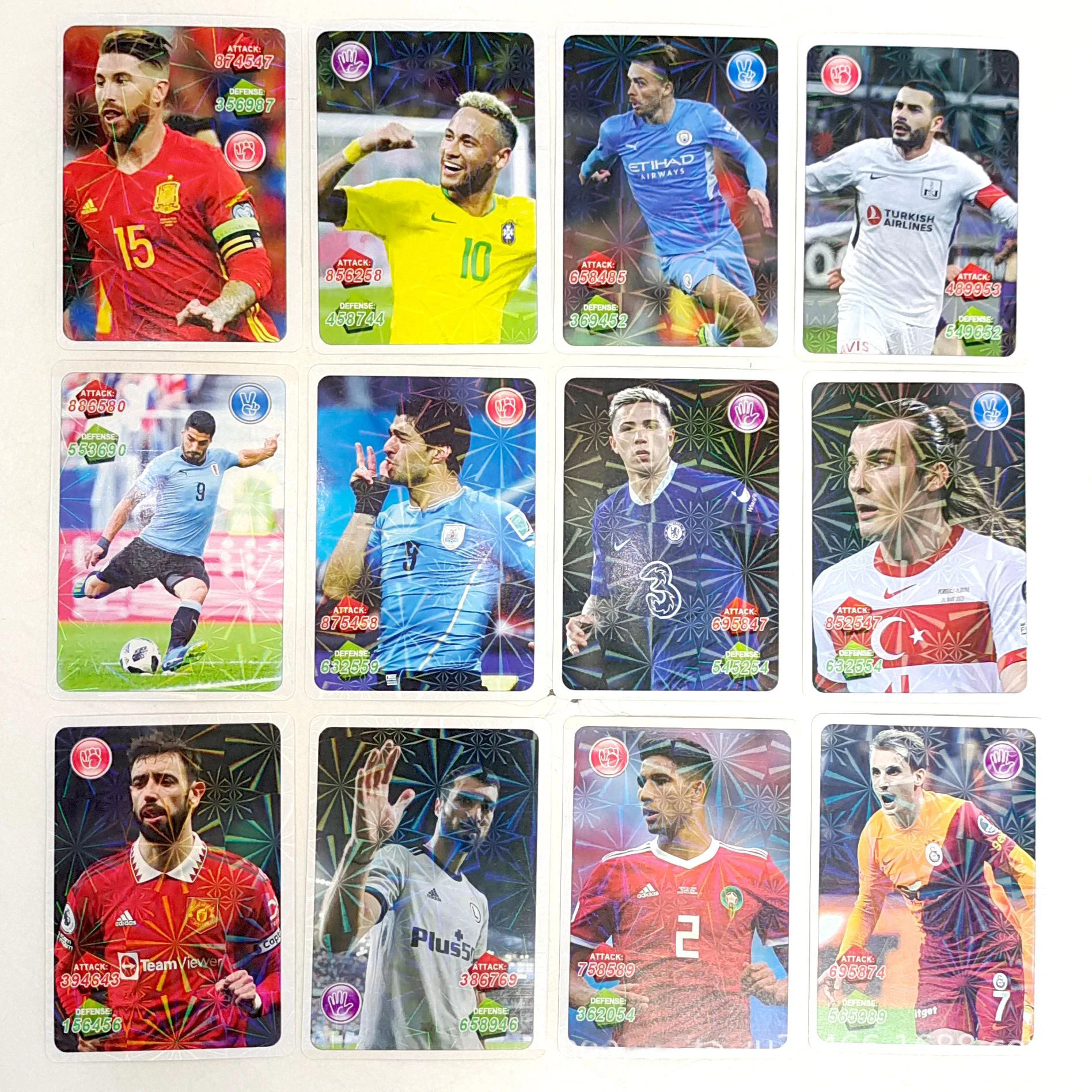 2024 top class Soccer Star Trading Game Card Sports Football Player Cards Box  Board Game Fans Collection Kids Gifts