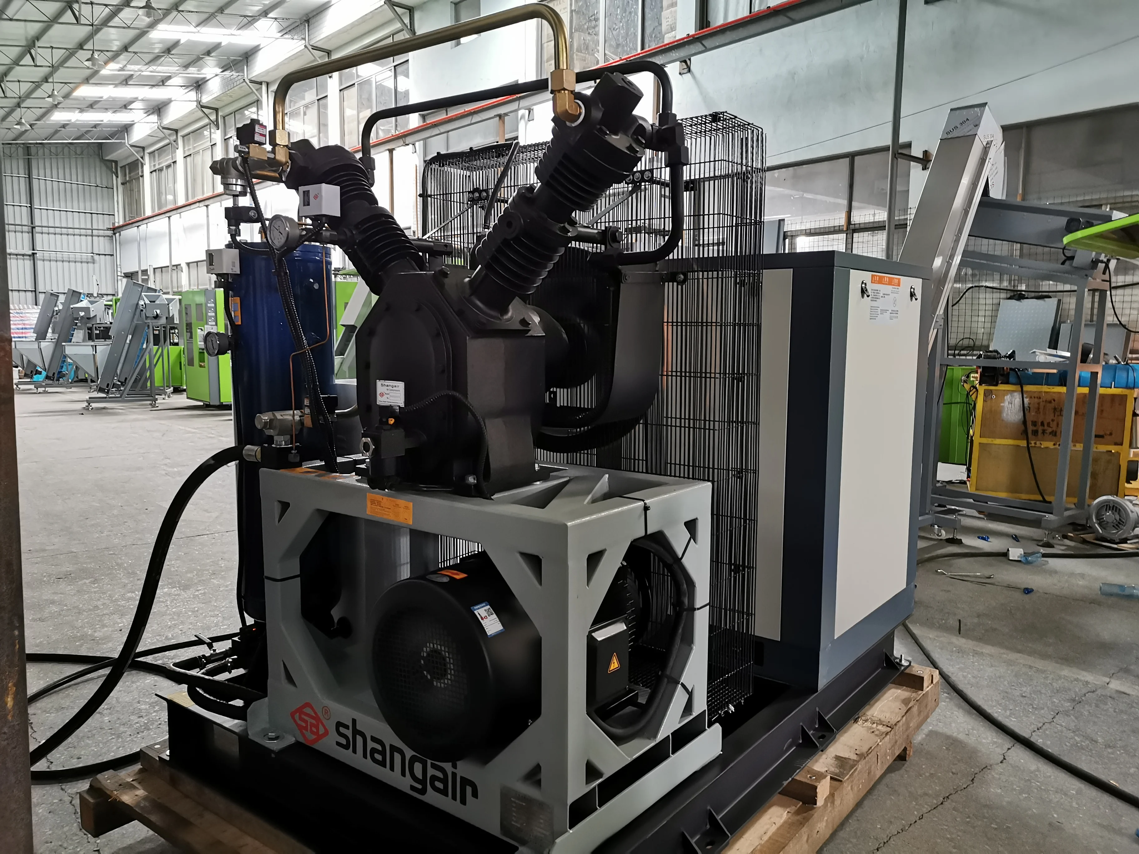 High Pressure Screw and Booster Air Compressor