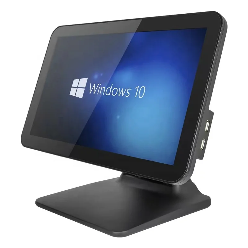 15.6-inch LCD Folding Stand Touch Screen POS System for Restaurant with Small Box