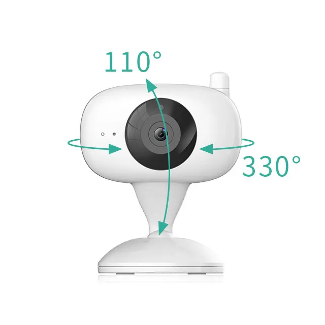 HDKing 4.3 Inch Display Screen Smart 30~50M Indoor Wifi Wireless Night Vision Baby& Pet Monitor Camera