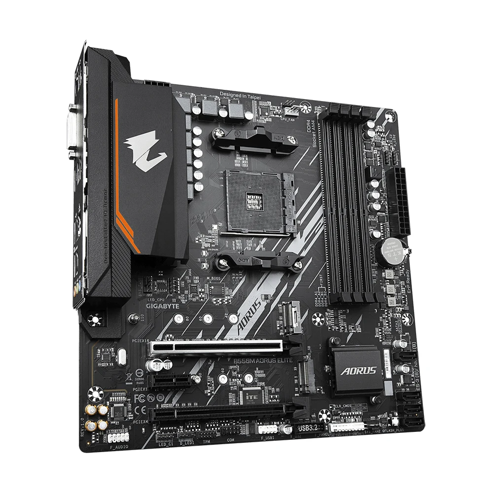 B550M AORUS ELITE (Rev. 1.0) Desktop Motherboard For Gigabyte Micro-ATX B550 DDR4 M.2 USB3.2 PCI-E 4.0 128G AM4 PC