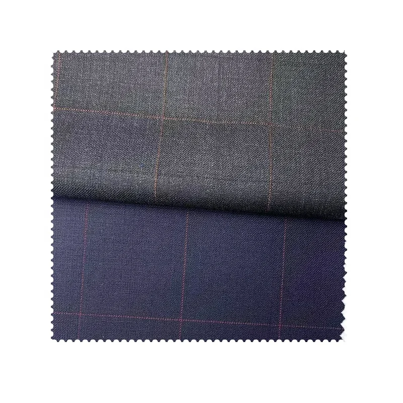 High quality Wool/polyester Fabric Wool Suitings Soft Comfortable Natural Stretch 50% merino wool  woven fabrics
