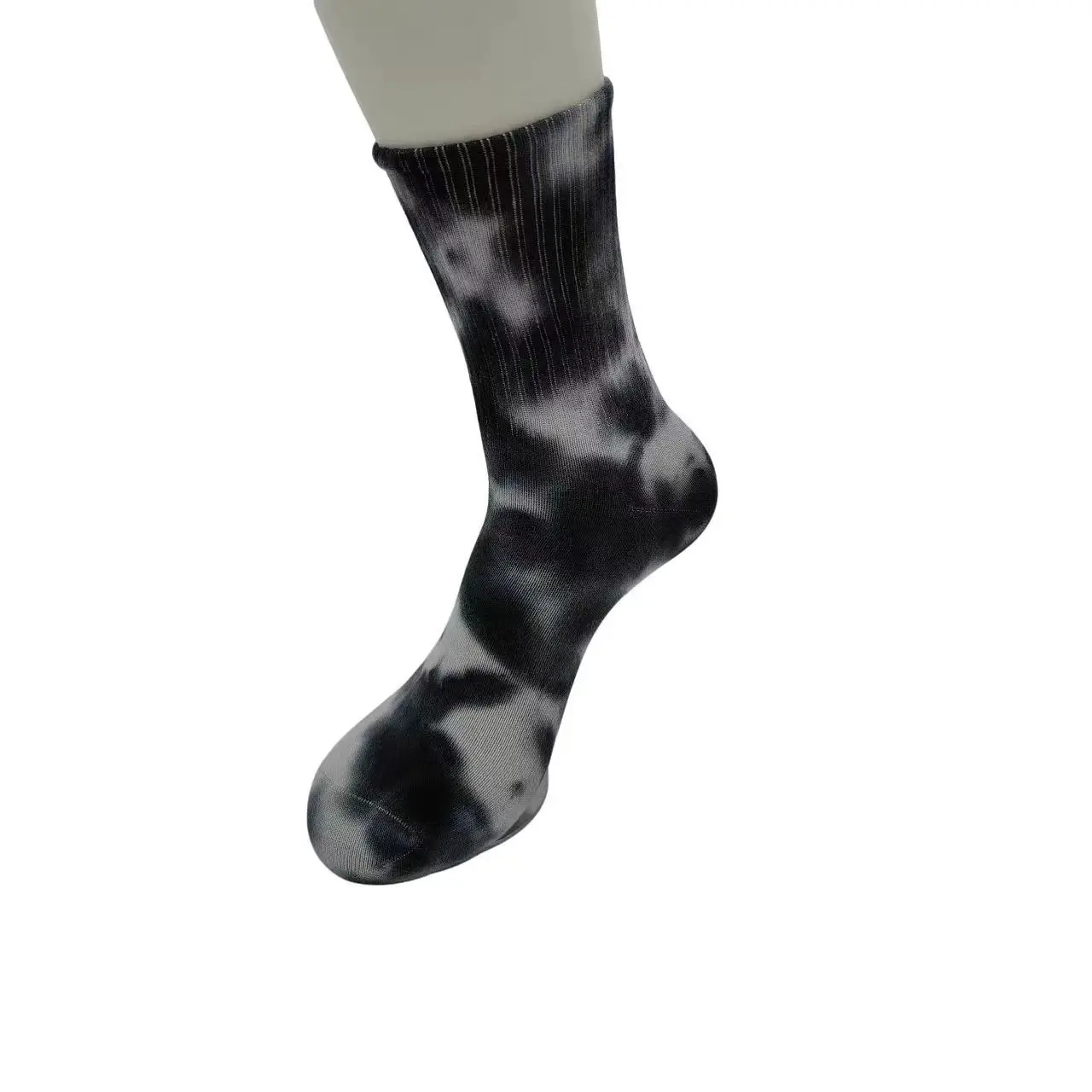 Hot Sale High Quality AZO Free Cotton Spandex Colorful Tie Dye Socks for Adult