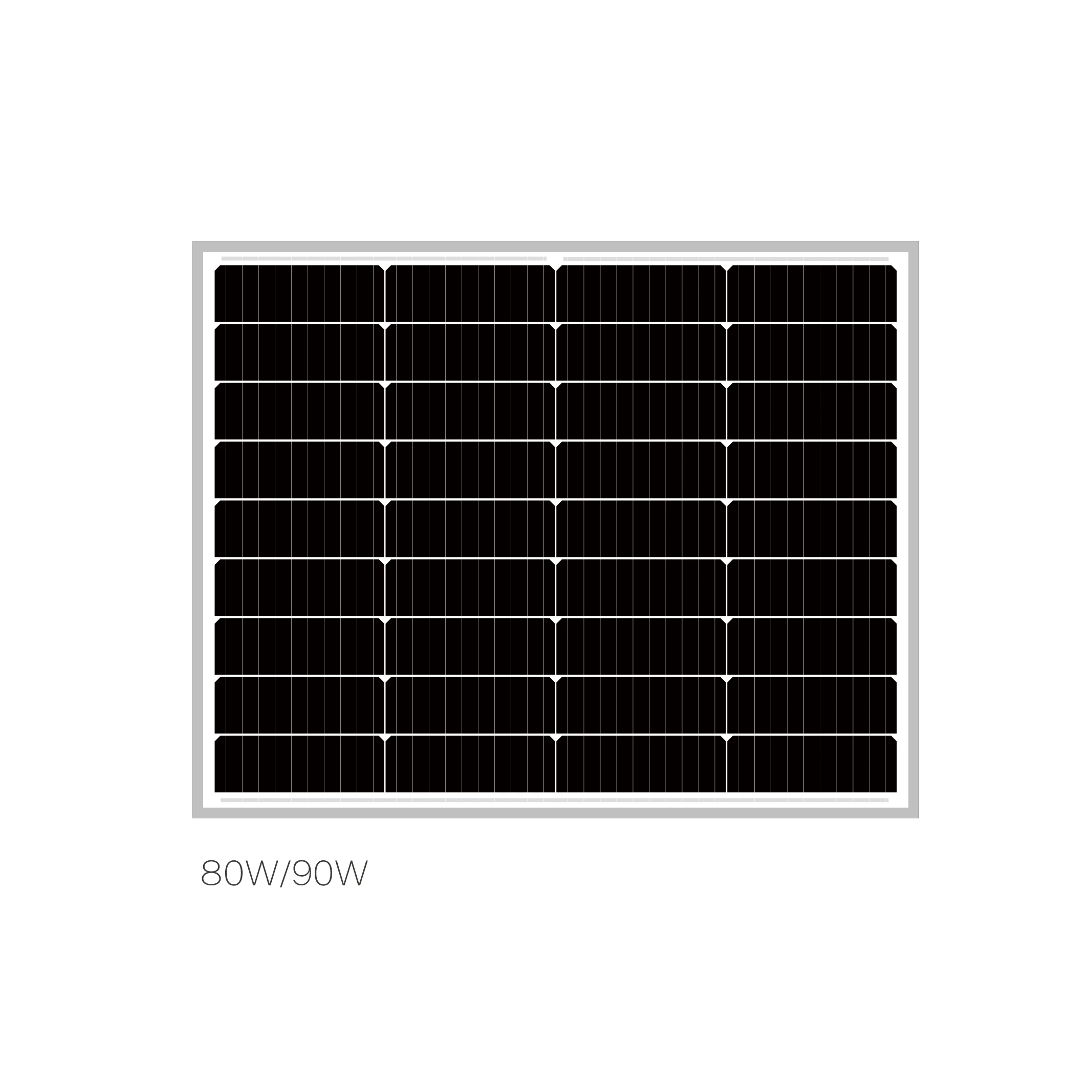 50W-170W Monocrystalline solar panels factory direct wholesale PERC half cut warranty 25years