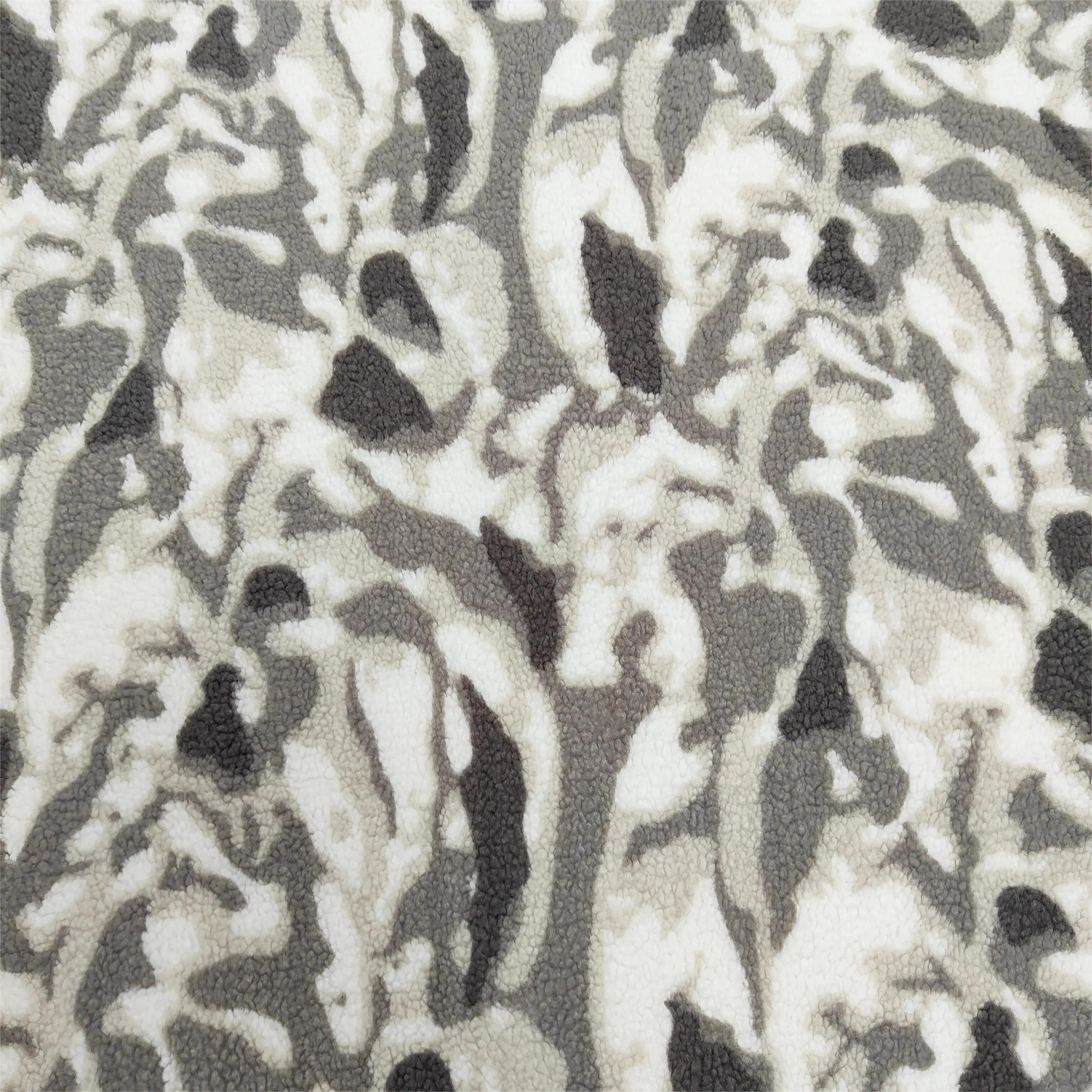 Manufacture New Style Design Leopard Printed Sherpa Fur Fabric Custom Curly Fleece Fabric for Garment Home Textile