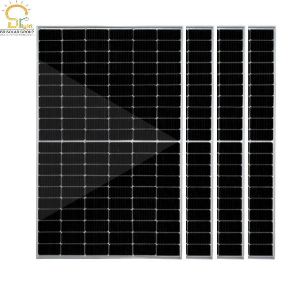 Yangzhou BR SOLAR 144mm high quality Solar Cell Panel Range 530W  540W  550W for home use solar system solar panels
