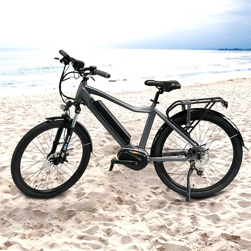 Newly Designed Bafang Mid Central Drive Motor E Bike 36V 250W 10.4AH Sport City Road Adult Electric Bike For women Men