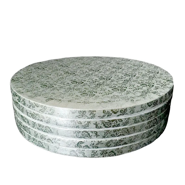Round Cake Boards Non-Stick Mousse Paper Circle Base Cardboard Paper Mousse Cupcake For Cake Tray Pad