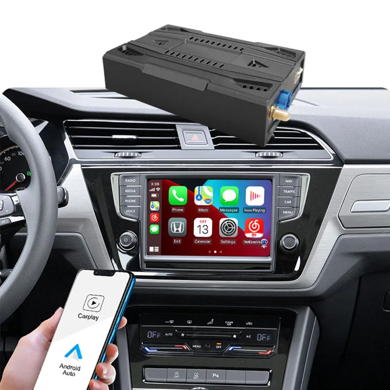  Android 9 0 PX6 система 4G 64G беспроводной CarPlay AI Box Автомобильный мультимедийный плеер для KIA VW Fiat Buick Ford