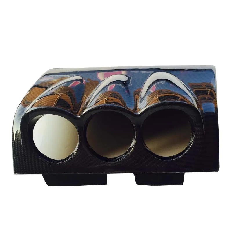 For Skyline R34 skyline GTT Triple gauge pod carbon fiber (60mm hole)
