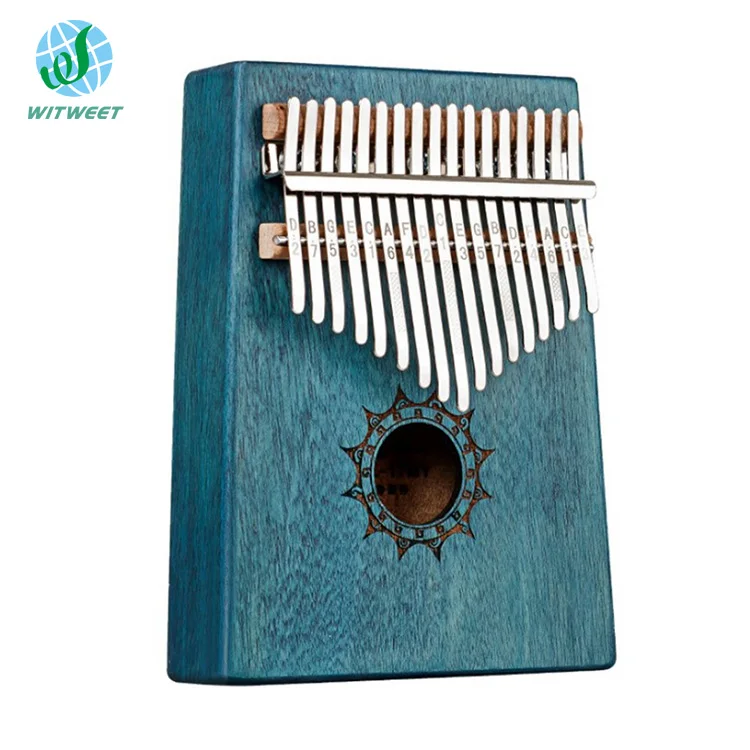 Cheap Price Kalimba High-quality17 Keys Wooden Thumb Piano Kalimba Musical Instrument Solid Mahogany Body Hotsale