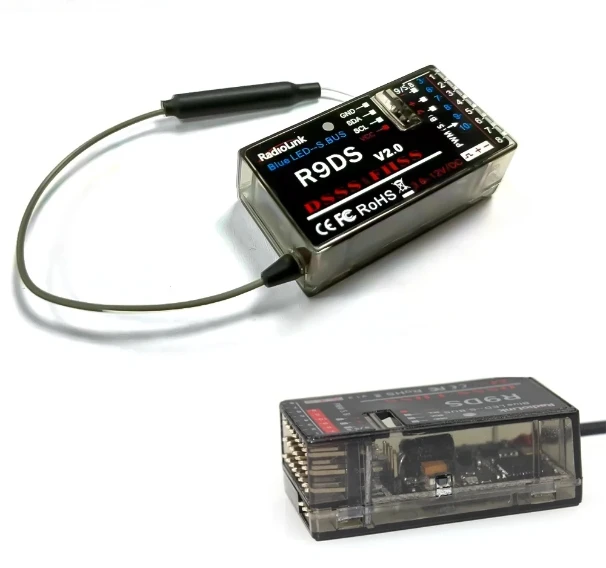 RadioLink AT9S Pro 10ch transmitter with R9DS receiver Radio Controller for RC Helicopter Quadcopter Drone Car Accessories