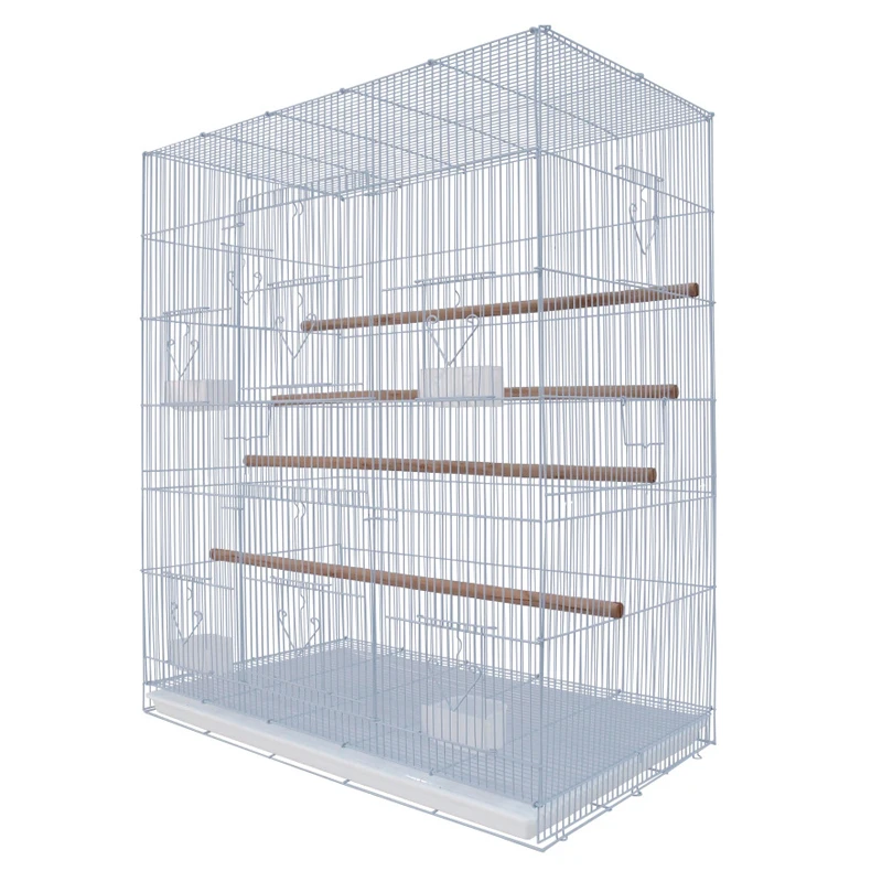 45*76*90cm multi food boxes design large size  parrot budgie canary cage detachable pet birds house