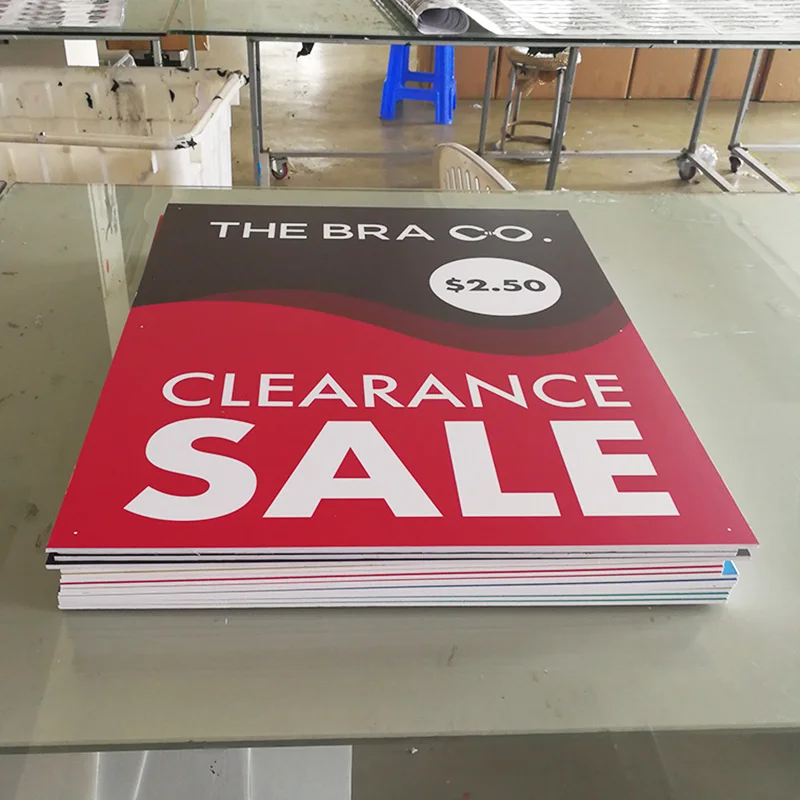 Custom Printed Advertising Poster Boards Laminated PVC Foam Board