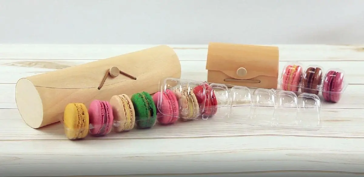 Modern Folk Art Wooden Storage Gift Box Creative Birch Veneer Box Polished Board Packaging  for Wood Crafts Wooden Boxes