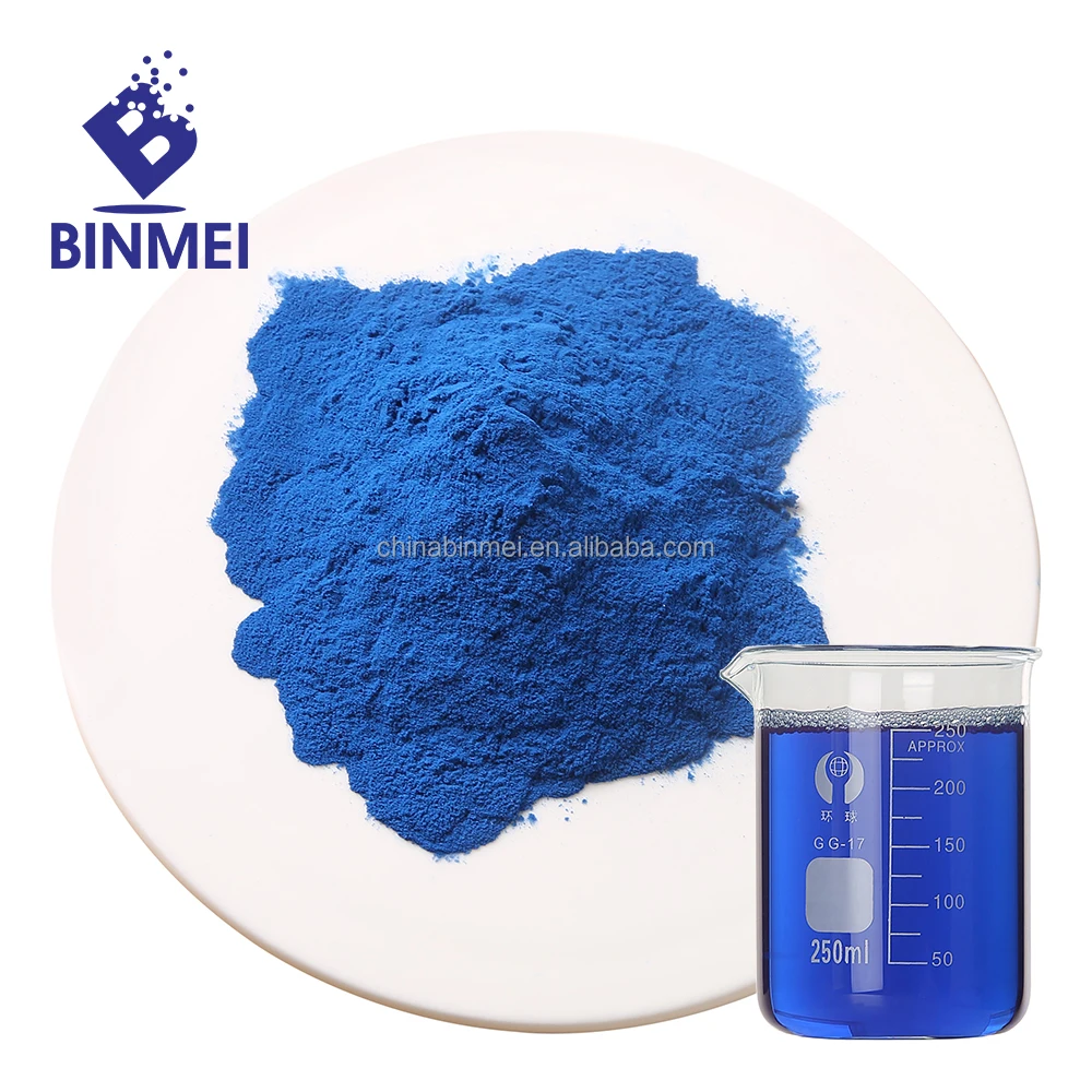 BINMEI Blue Spirulina Powder Food Coloring Phycocyanin Powder for Food Manufacture Factory Natural Spirulina Extract 1KG 10-20g