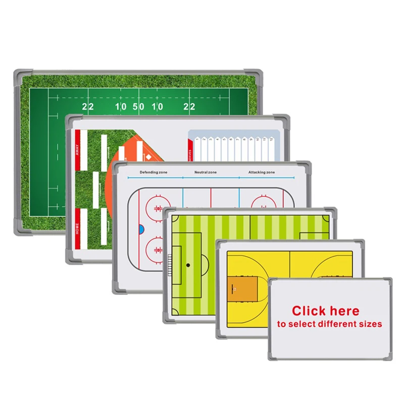 Basketball coaching tactical board with tripod stand marker pen eraser dry