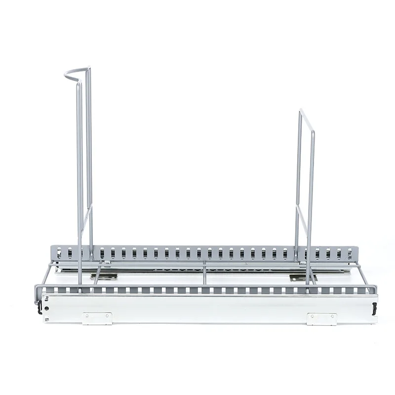 Household Indoor Put Out Type Steel Kitchen Slideway Waste Bin