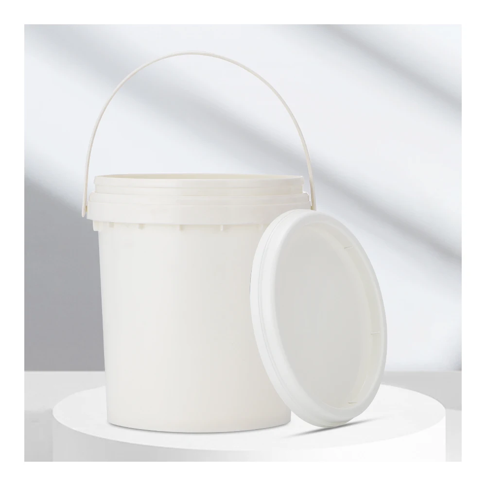 lowest price portable handles 3 liter plastic black white blue yellow pink green colored custom bucket with lids