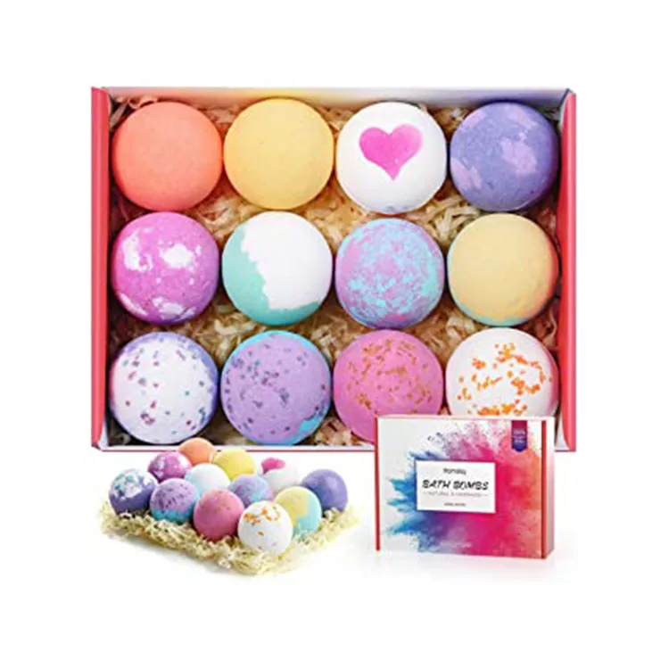 Подарочный набор с экологичным ароматом, натуральная роскошная упаковка бомбочек для ванны