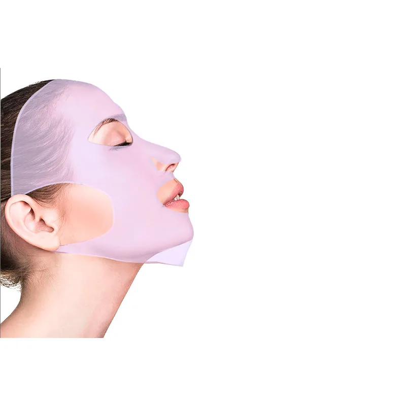 
New Female Beauty Care Silicone Face Mask Cover Moisturizing Facial Mask 