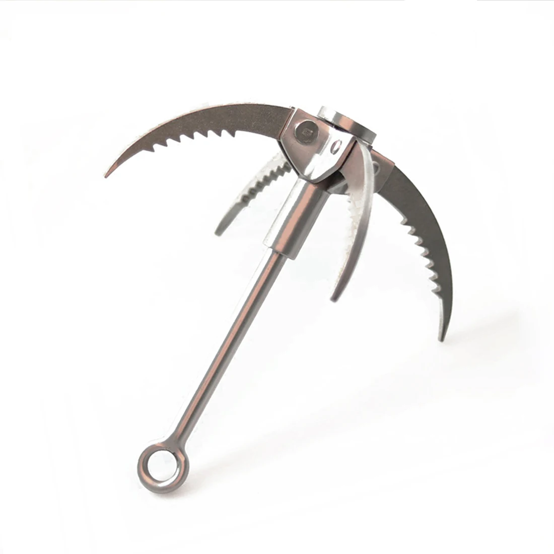 2020 New Stainless steel four climbing claws folding grappling hook for outdoor camping hiking tree rock mountain climbing