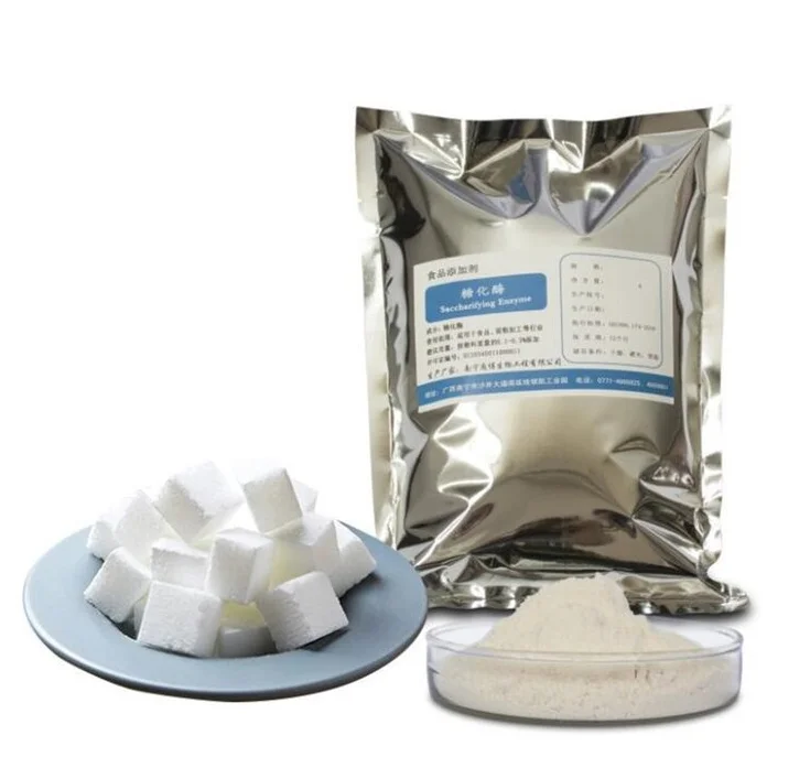 Food Additives Glucoamylase Enzyme CAS 9032-08-0 glucoamylase enzyme price