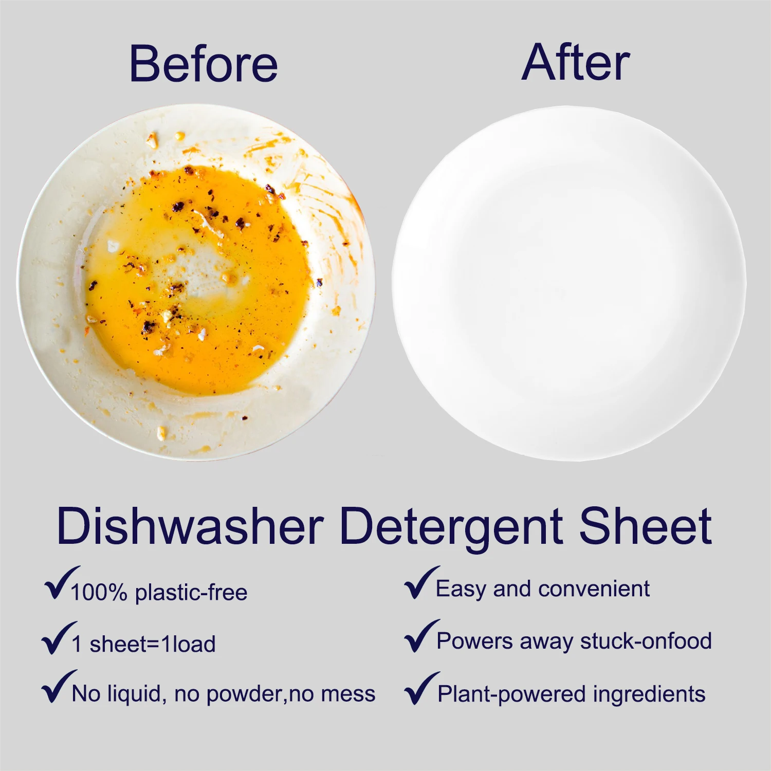 Eco Friendly Water Soluble Dishwasher Detergent Sheet Biodegradable with Great Fragrance and Private Label