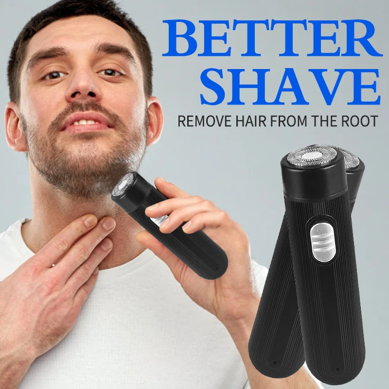 Pocket Size USB Rechargeable Wet and Dry Men Razor Painless Mini Portable Electric Shaver