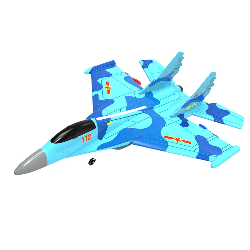 EPP Foam Rc истребитель планер игрушки 2 4 ГГц 2.5CH Летающий реактивный самолет модель С прохладными огнями HW34