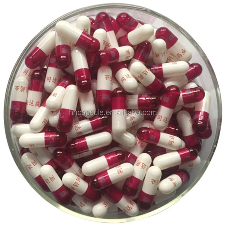 bule-white empty hard gelatin capsule