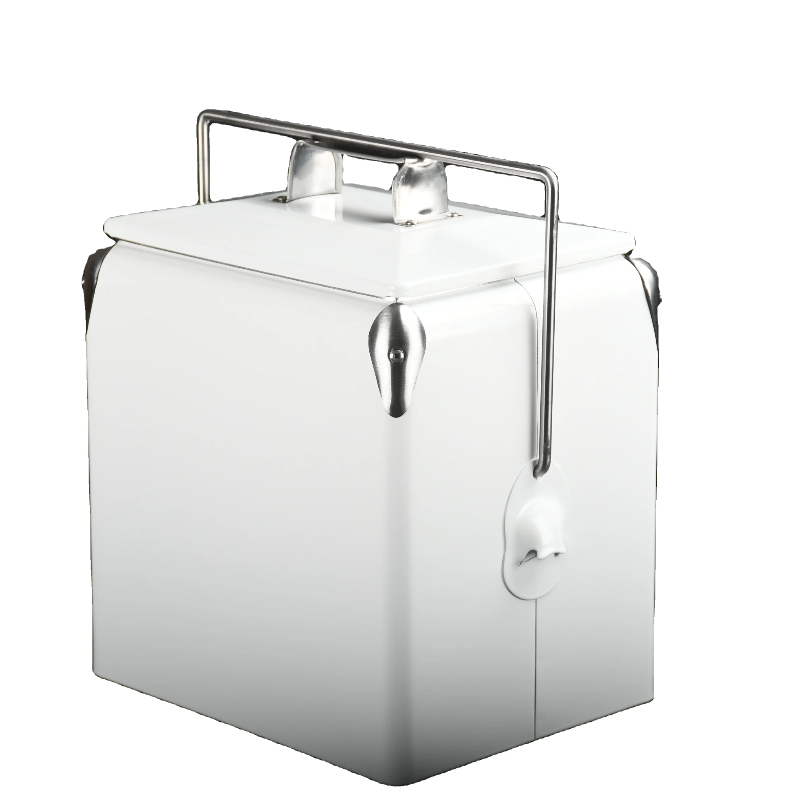 Markdown Sale Army Green Wooden Lid Cooler