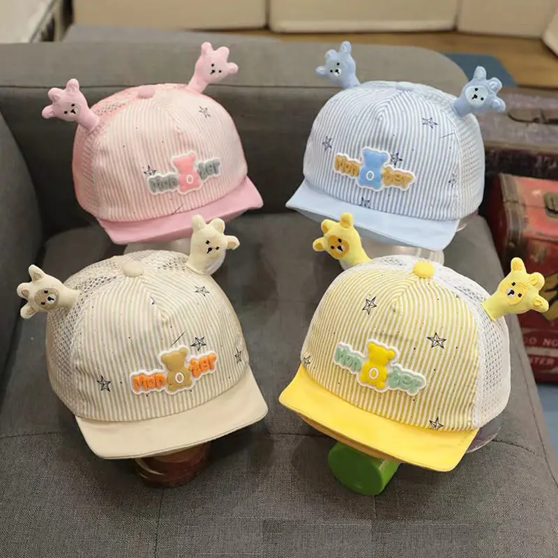 Popular new cute design peaked cap causal outside baseball hat cap baby hats & caps